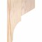 Ekena Millwork Monterey Smooth Corbel, Douglas Fir, 5 1/2"W x 8"D x 12"H COR06X08X12MON00SDF - alternate 2